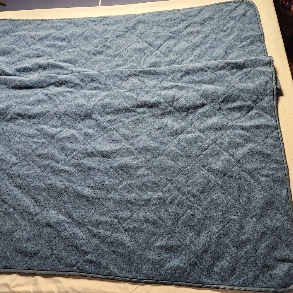 Ugg 60x72 Quilted Picnic Blanket Navy - Picture 8 of 9